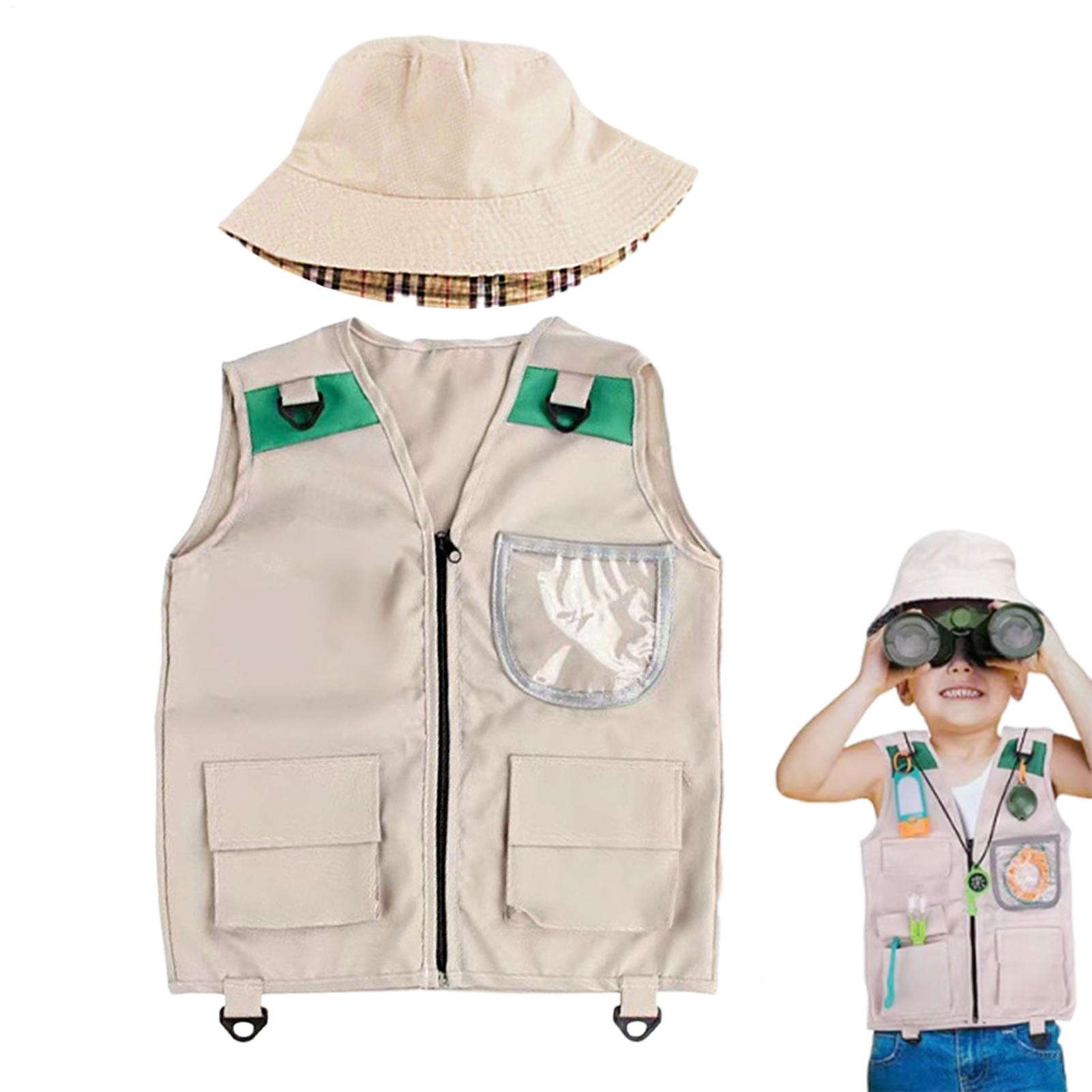 Kids Outdoor Explorer Kit - Safari Kids Outdoor Explorer Kit,Cargo Vest