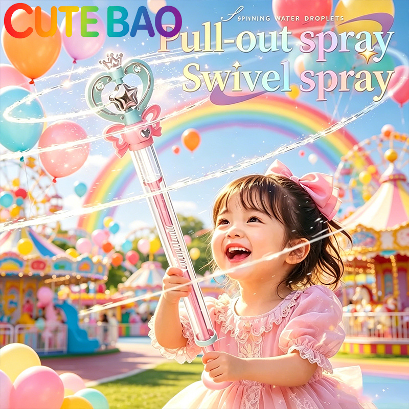 Kids Outdoor Water Play - Magic Fairy Wand Water Gun Summer