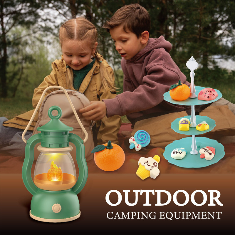 Kids Outdoor Lights - Kids Camping Set Campfire Pretend Play