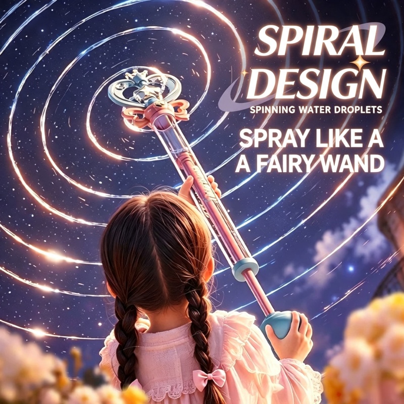 Kids Outdoor Water Play - Childrens Magic Fairy Wand Water Gun