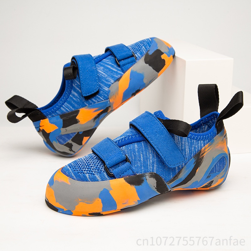 Kids Outdoor Climbing - New Kids Rock-Climbing Shoes Professional Indoor