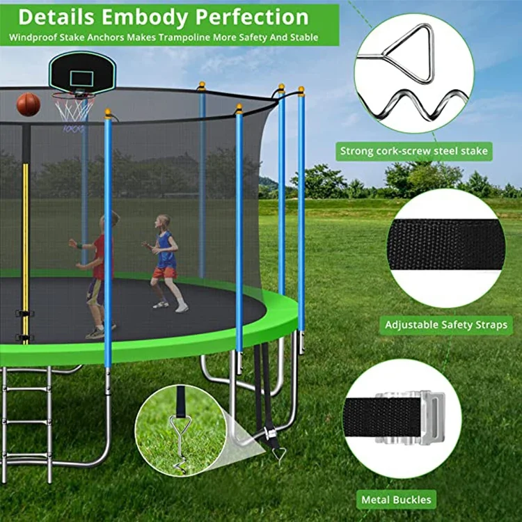 #For 14FT Round Springless Tra - огляд і ціна Kids Outdoor Trampoline