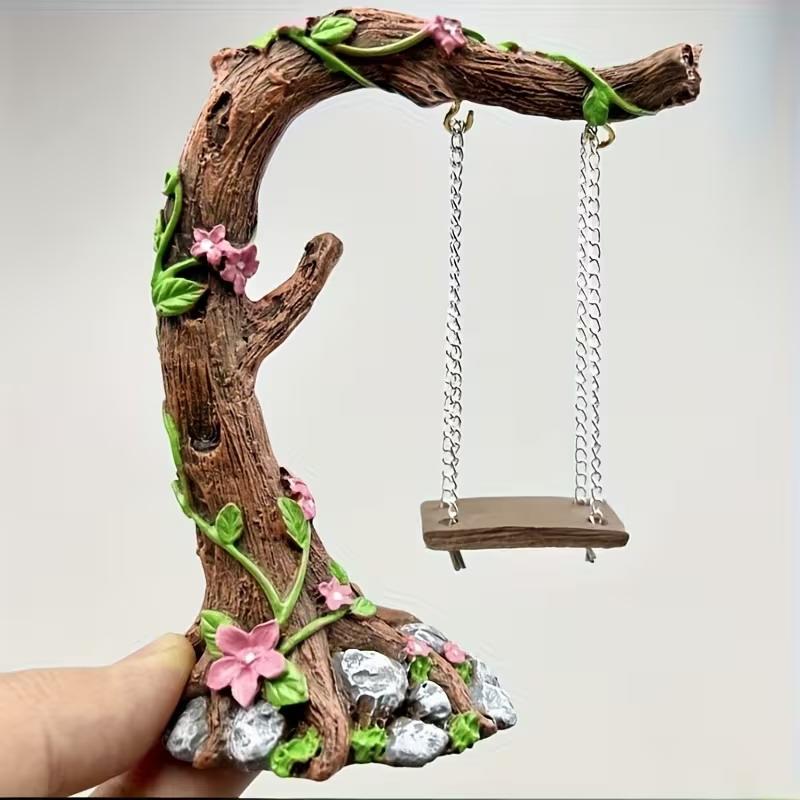 Miniature Fairy Garden Swing S - огляд і ціна Kids Outdoor Fairy Garden