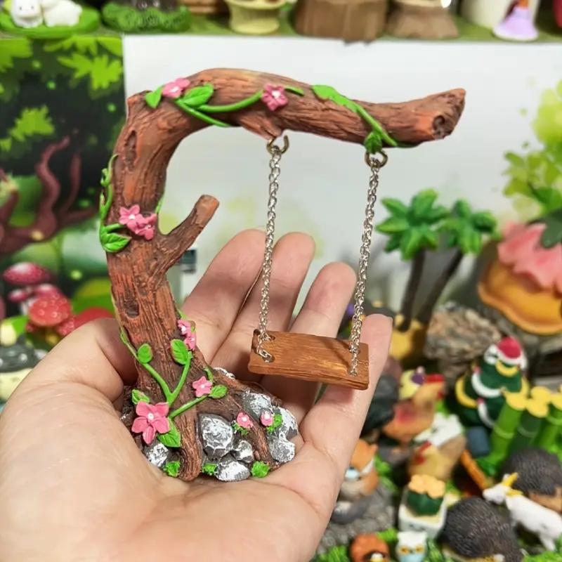 Miniature Fairy Garden Swing S - огляд і ціна Kids Outdoor Fairy Garden