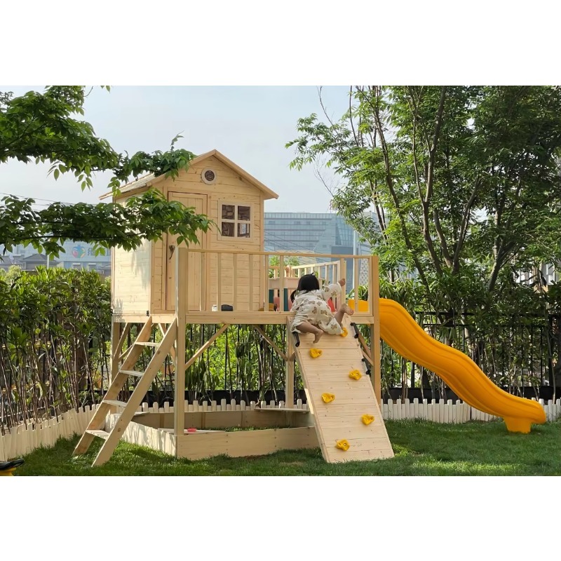 Outdoor Wood Play House Toddle - огляд і ціна Kids Outdoor Wooden Playhouse
