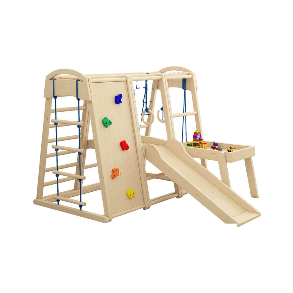 Indoor Outdoor Wooden Children - огляд і ціна Kids Outdoor Climbing Structure