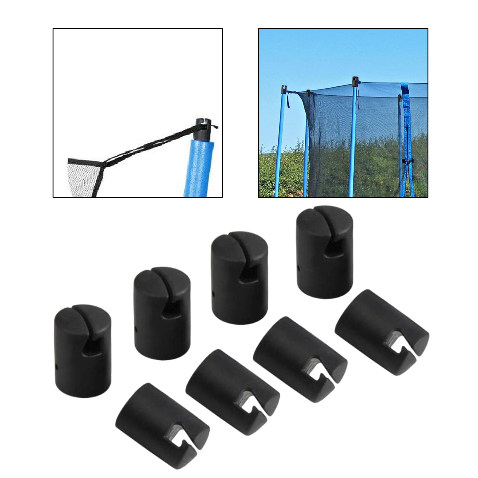 8Pcs Trampoline Enclosure Pole - огляд і ціна Kids Outdoor Trampoline