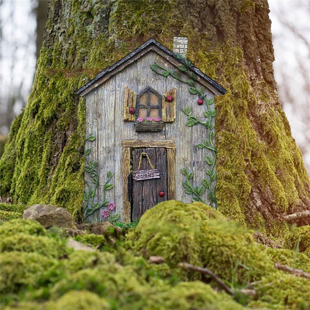Engraved Design Wooden Miniatu - огляд і ціна Kids Outdoor Fairy Garden