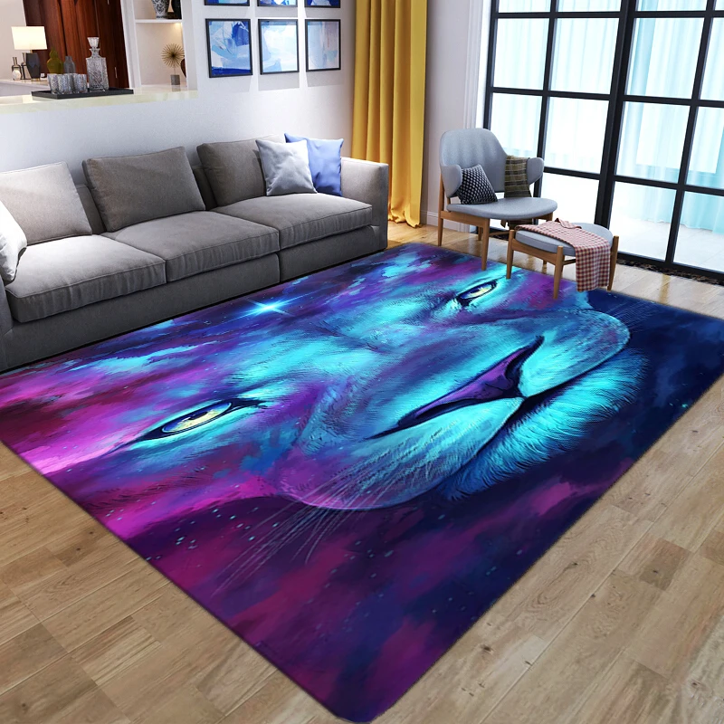 Cartoon Animal Lion 3D Carpets - огляд і ціна Kids Outdoor Floor Cushions