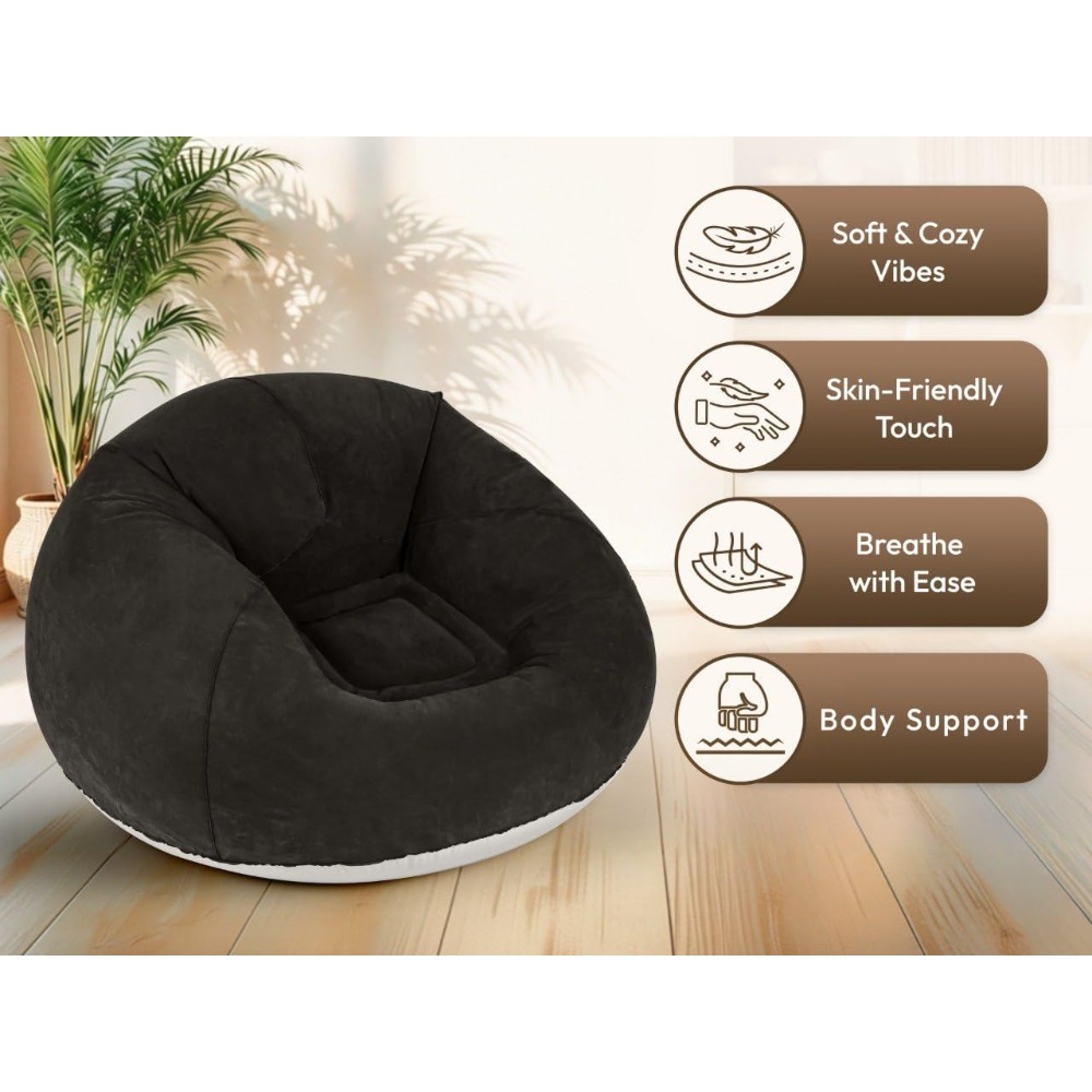 Inflatable Bean Bag Chair with - огляд і ціна Kids Outdoor Folding Chair