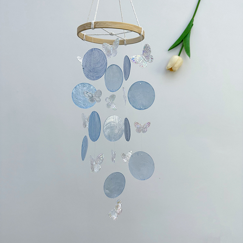 Butterfly Seashell Wind Chimes - огляд і ціна Kids Outdoor Fairy Garden