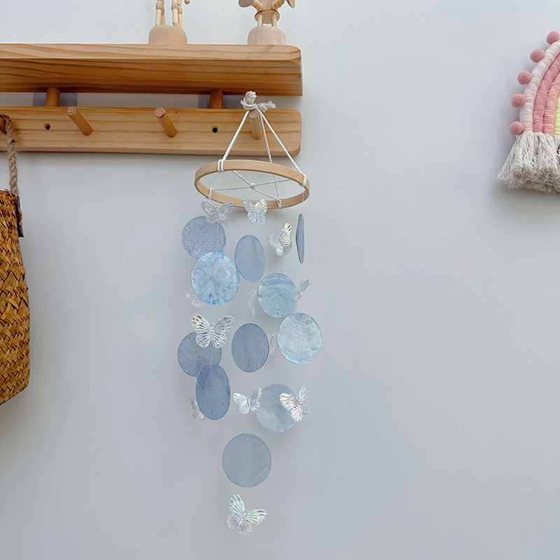 Butterfly Seashell Wind Chimes - огляд і ціна Kids Outdoor Fairy Garden