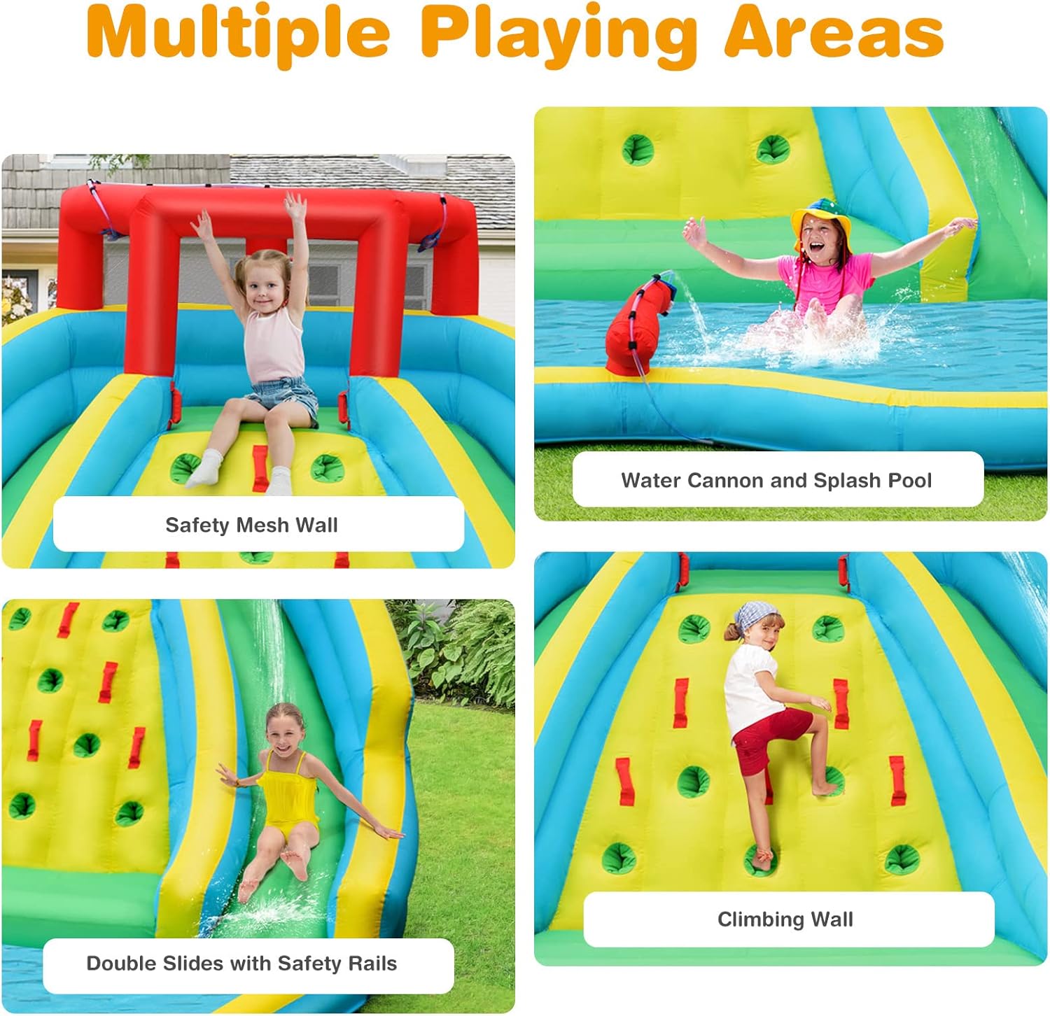 Giant Inflatable Water Slide f - огляд і ціна Kids Outdoor Climbing