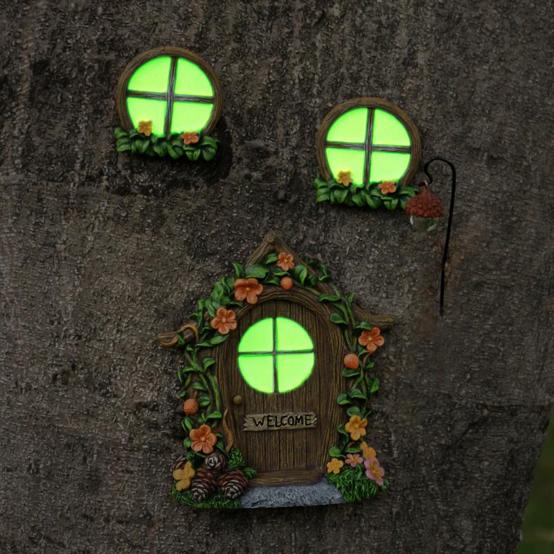 Fairy Door Windows for Trees   - огляд і ціна Kids Outdoor Fairy Garden