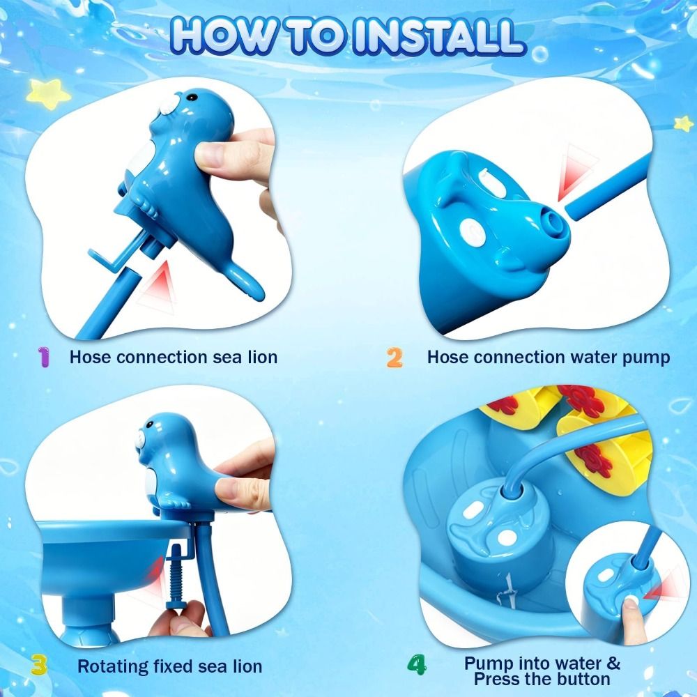 Portable No-Drill Water Table  - огляд і ціна Kids Outdoor Water Play