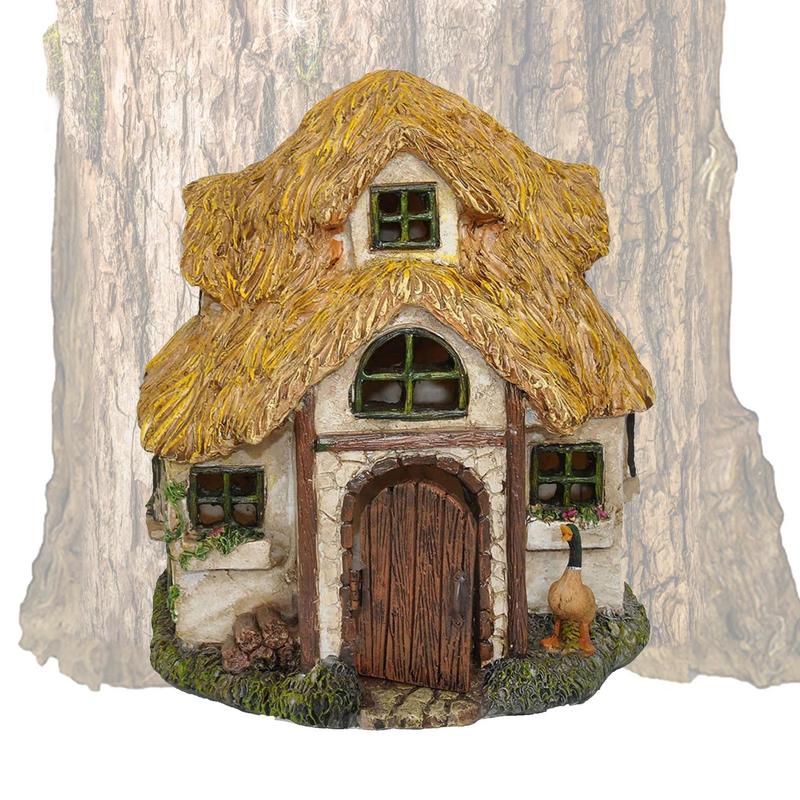 Fairy Garden House Wooden Tree - огляд і ціна Kids Outdoor Fairy Garden