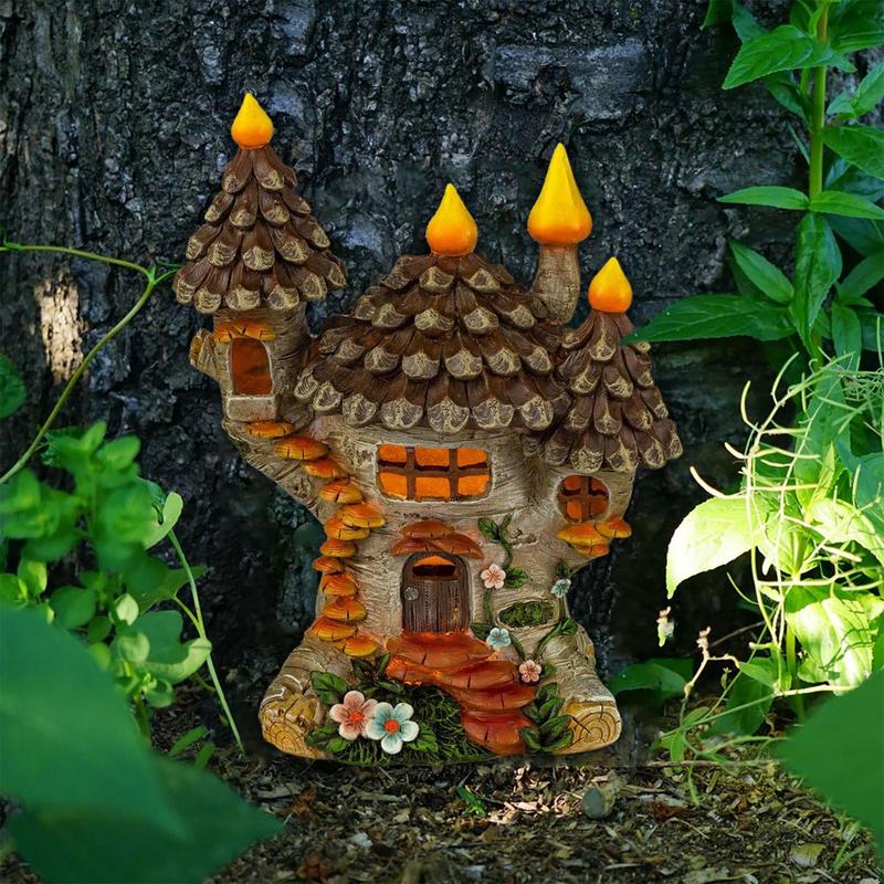 Fairy Garden House Wooden Tree - огляд і ціна Kids Outdoor Fairy Garden