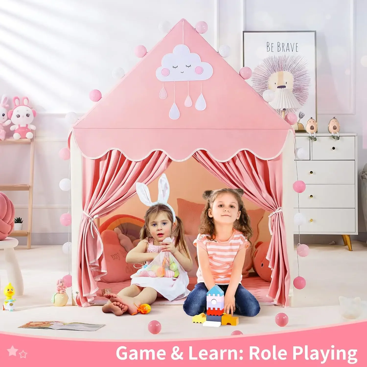 Children Play Tent Princess Ca - огляд і ціна Kids Outdoor Clubhouse
