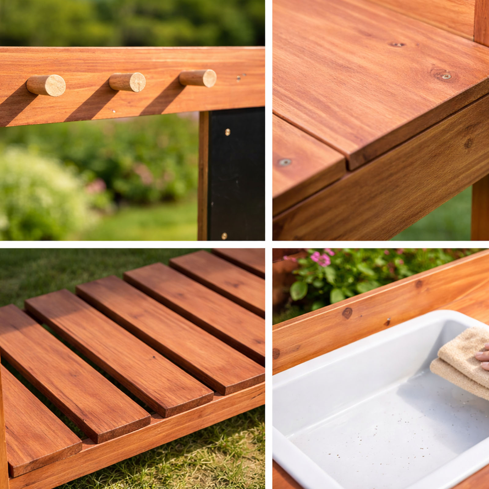 Wooden Potting Benches For Chi - огляд і ціна Kids Outdoor Tools