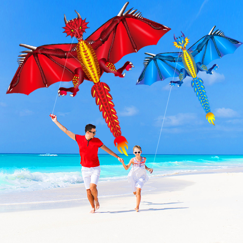 New Ice and Fiery Dragon  Kite - огляд і ціна Kite Easy Fly Kids