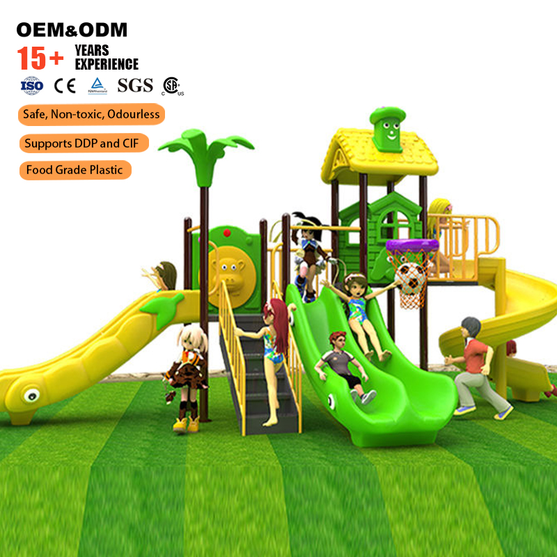 Multi-Functional Outdoor Amuse - огляд і ціна Kids Outdoor Swing Set With Slide