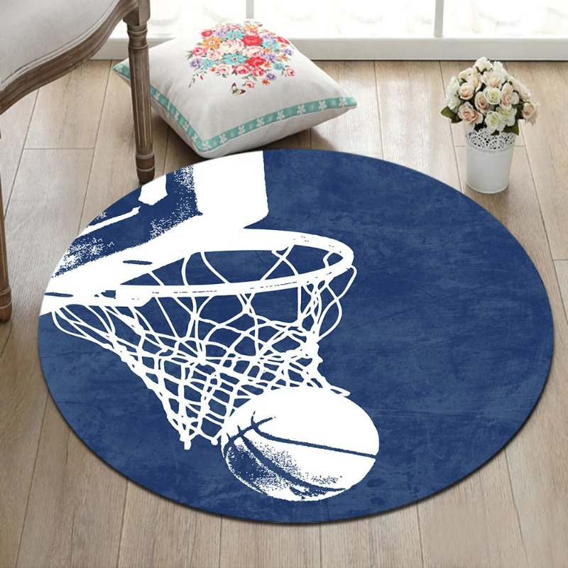 Basketball Round Rugs And Carp - огляд і ціна Kids Outdoor Floor Cushions