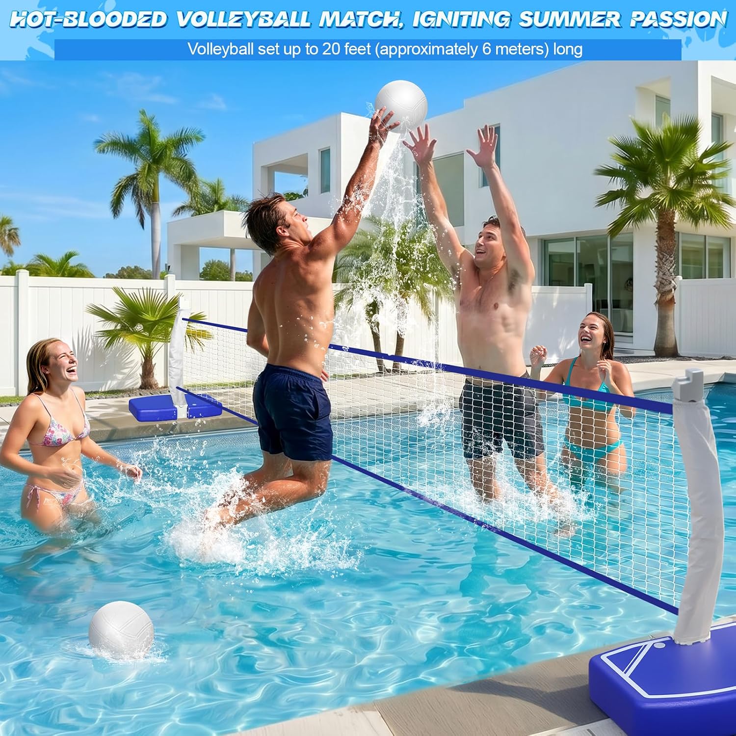 2-in-1 Pool Basketball Hoop an - огляд і ціна Kids Outdoor Volleyball