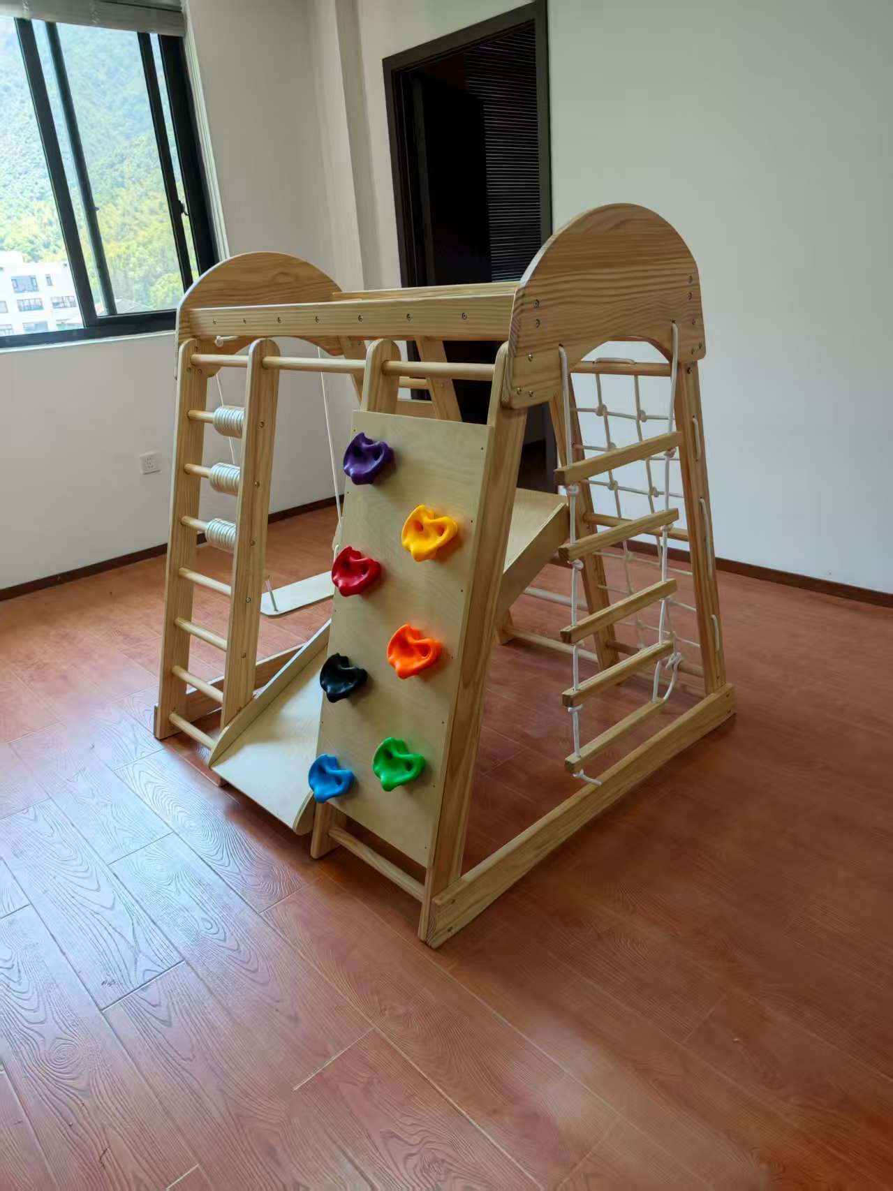 Wooden Kids Climbing Frame Lad - огляд і ціна Kids Outdoor Climbing