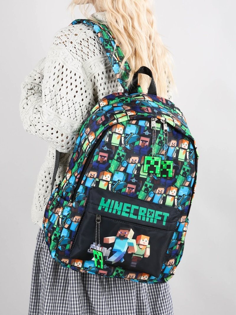 Minecraft Backpack Graffiti Pr - огляд і ціна Kids Outdoor Backpack
