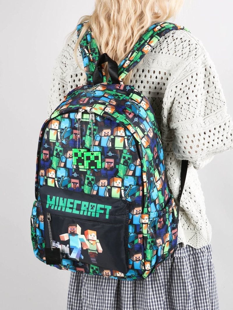 Minecraft Backpack Graffiti Pr - огляд і ціна Kids Outdoor Backpack