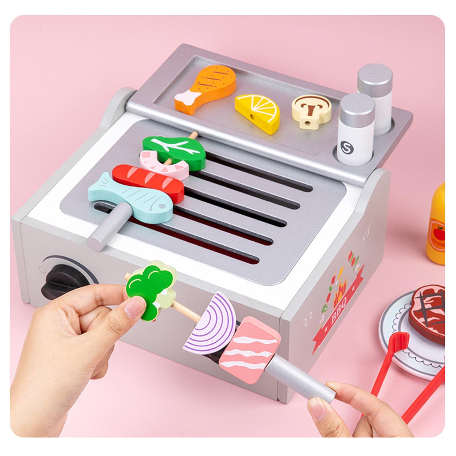 Kids Wooden Barbecue Playset - - огляд і ціна Kids Outdoor Grill