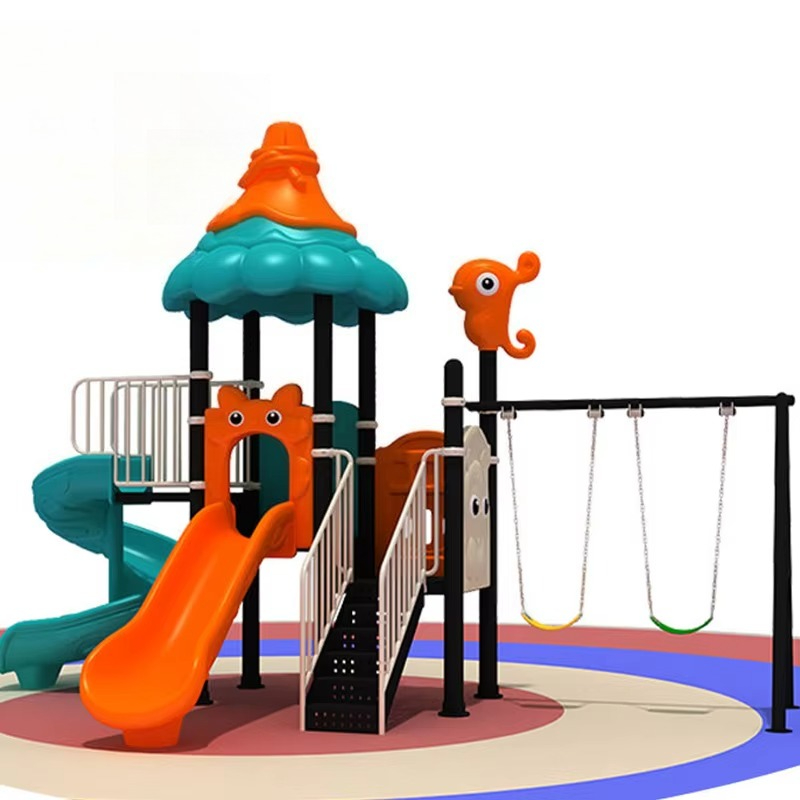 Large Durable Plastic  Kids' S - огляд і ціна Kids Outdoor Swing Set With Slide