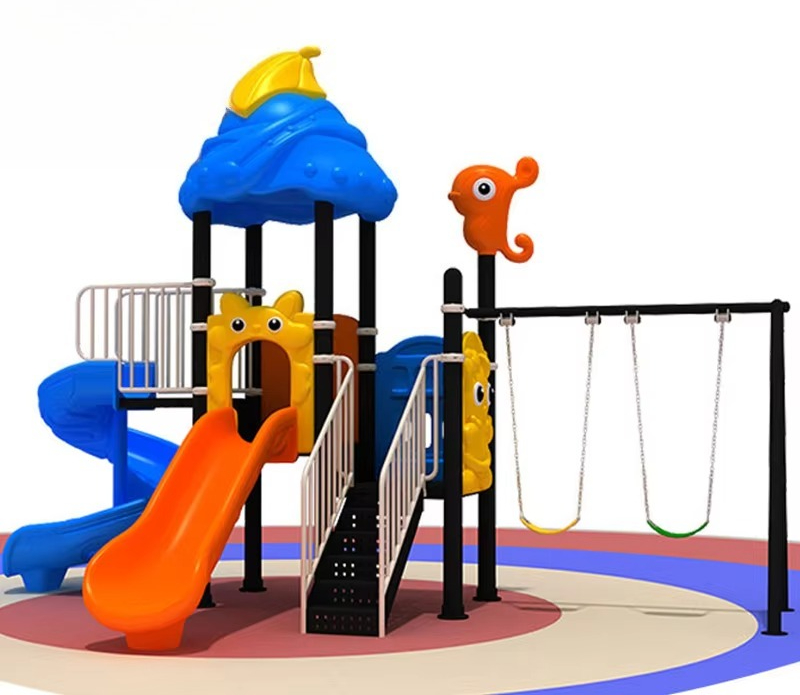 Large Durable Plastic  Kids' S - огляд і ціна Kids Outdoor Swing Set With Slide