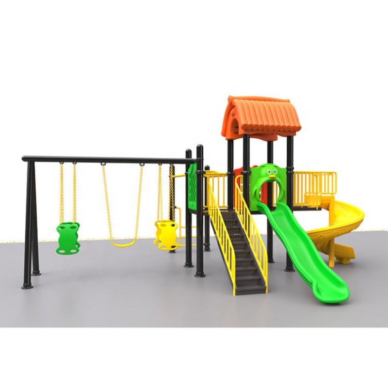 Wholesale Low Price Outdoor Am - огляд і ціна Kids Outdoor Swing Set With Slide