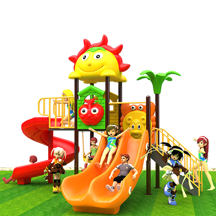 Large Outdoor Amusement Equipm - огляд і ціна Kids Outdoor Swing Set With Slide