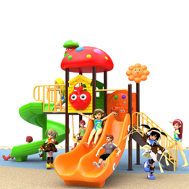 Large Outdoor Amusement Equipm - огляд і ціна Kids Outdoor Swing Set With Slide
