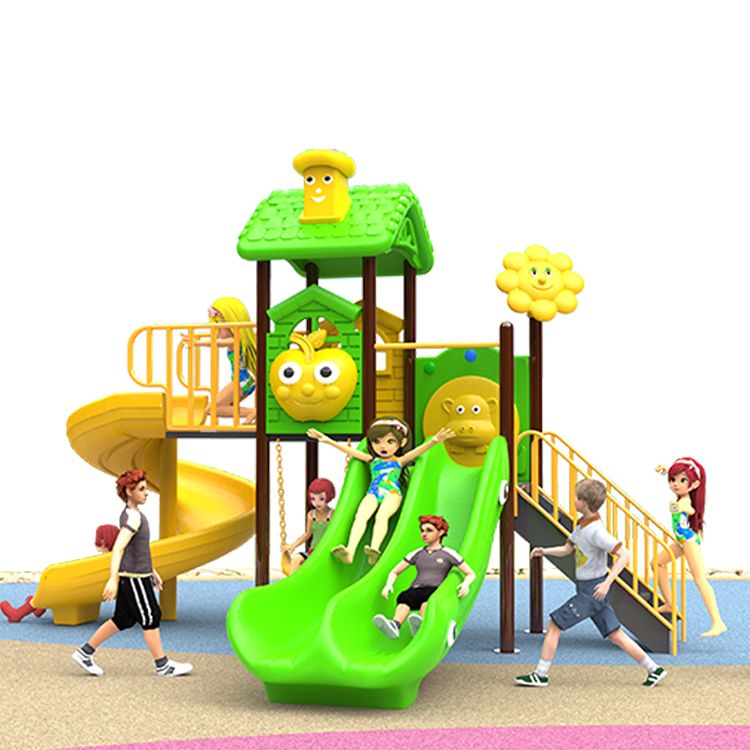 Large Outdoor Amusement Equipm - огляд і ціна Kids Outdoor Swing Set With Slide