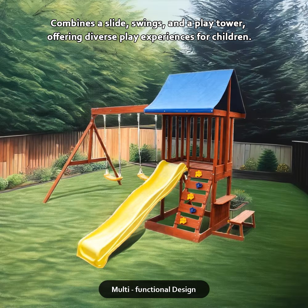 Play Centre - Garden Courtyard - огляд і ціна Kids Outdoor Swing Set With Slide