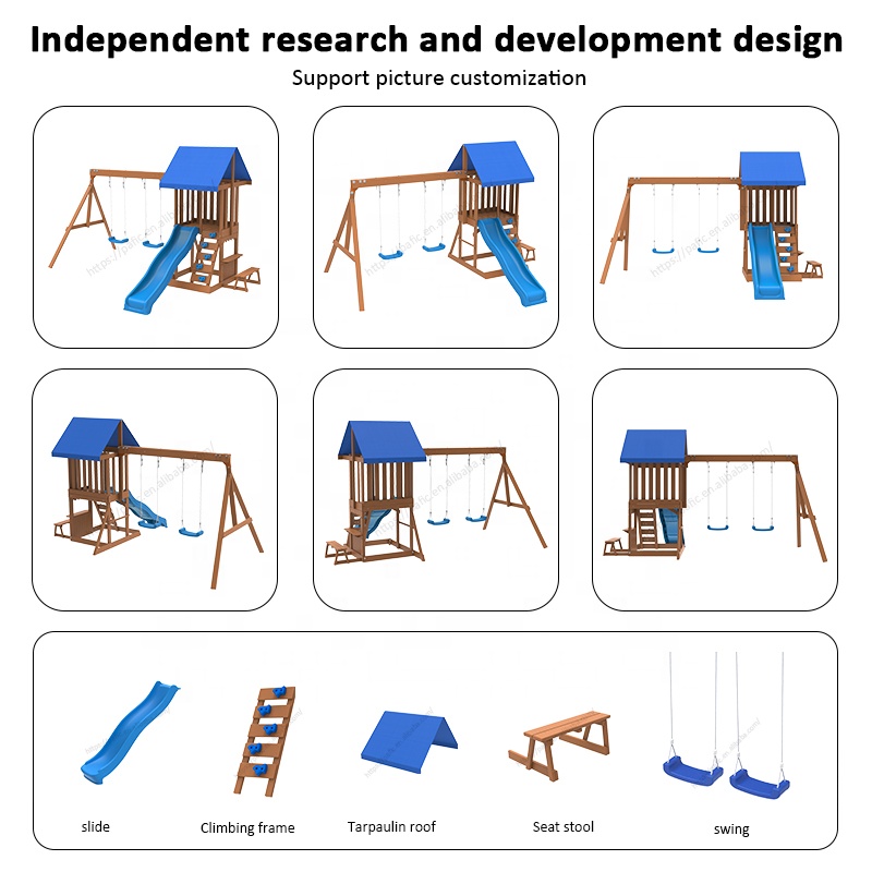 Play Centre - Garden Courtyard - огляд і ціна Kids Outdoor Swing Set With Slide