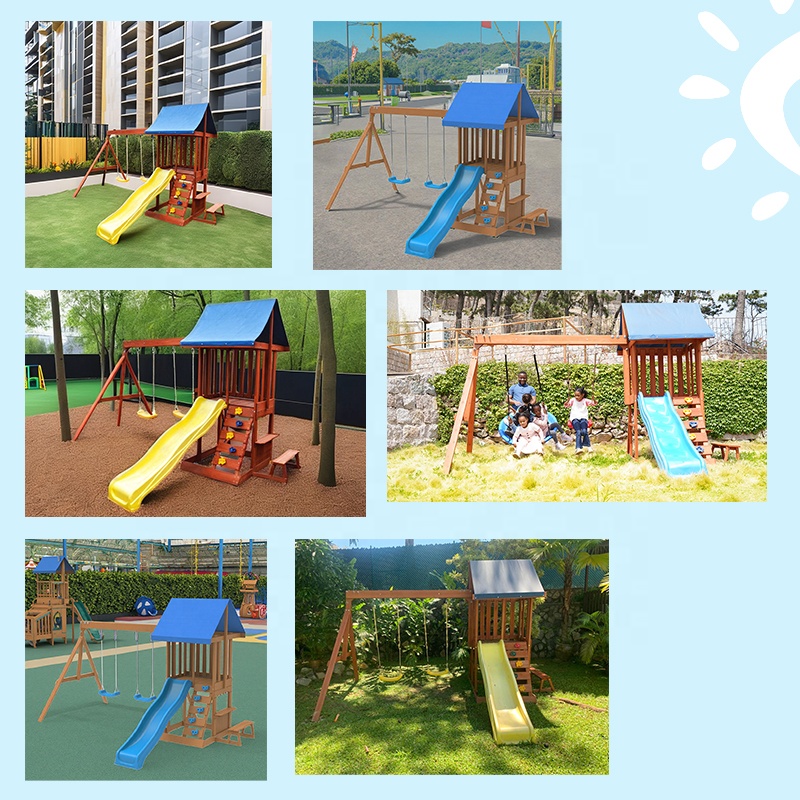 Play Centre - Garden Courtyard - огляд і ціна Kids Outdoor Swing Set With Slide
