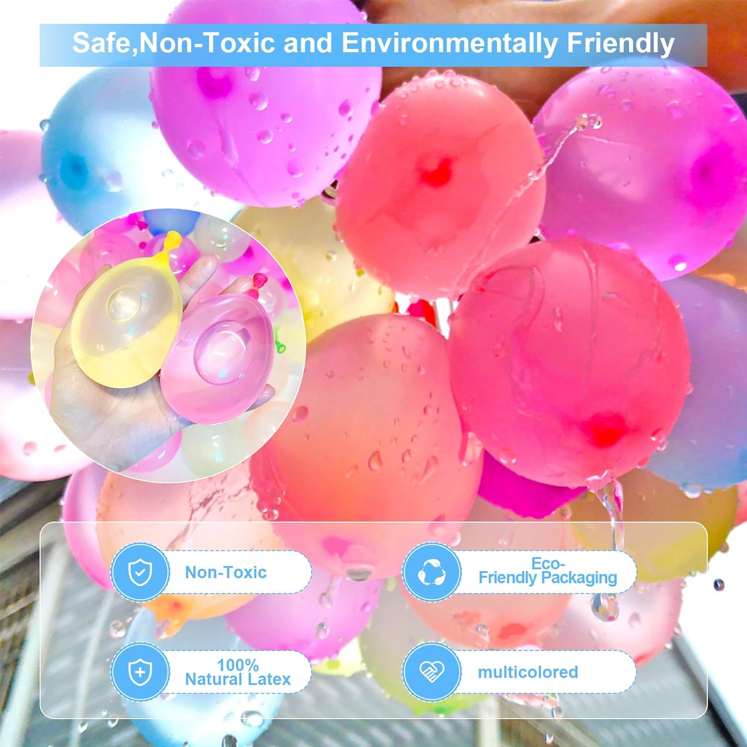 Water Balloons, Rapid-Filling  - огляд і ціна Kids Outdoor Water Play