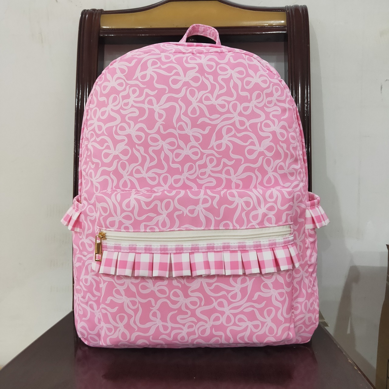 Wholesale Children Pink Bows O - огляд і ціна Kids Outdoor Backpack