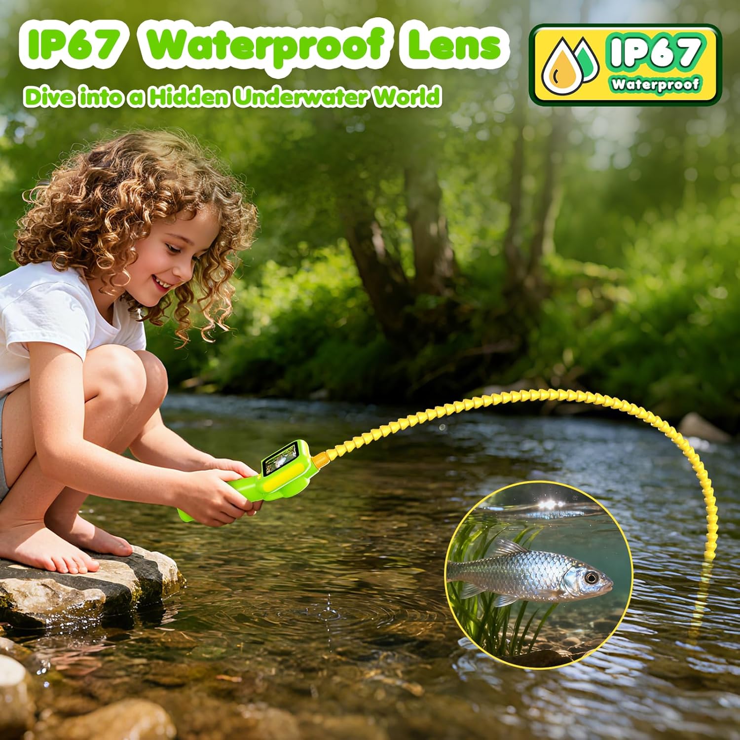 Endoscope for Kids, Borescope  - огляд і ціна Kids Outdoor Lights