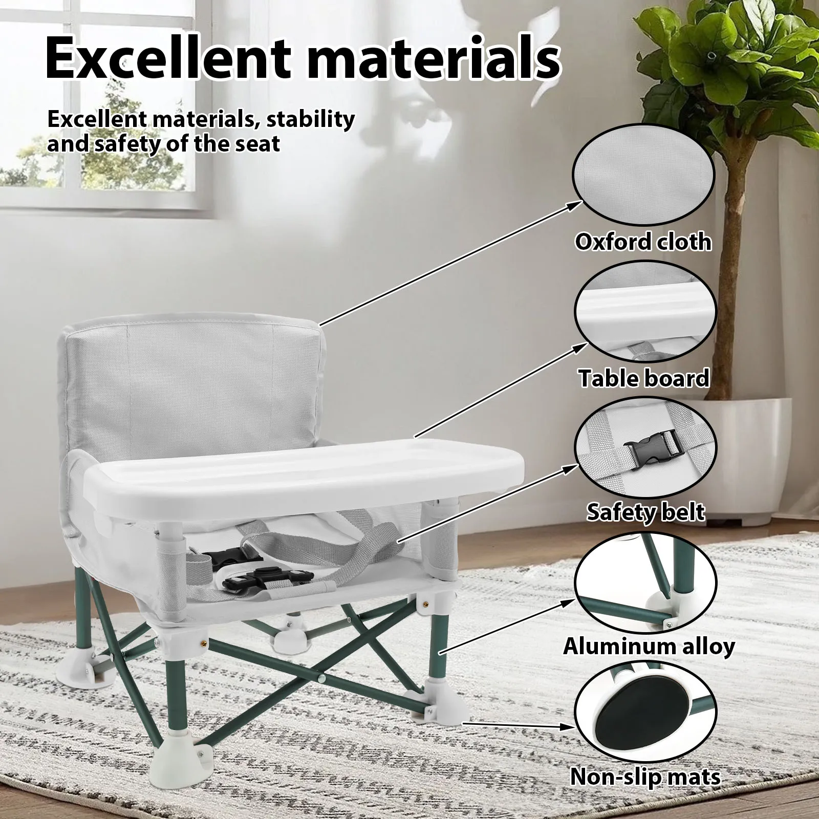 Toddler Booster Seat with Chil - огляд і ціна Kids Outdoor Folding Chair