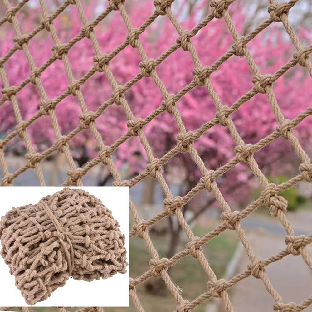 Hemp Rope Climbing Net Garden  - огляд і ціна Kids Outdoor Tools