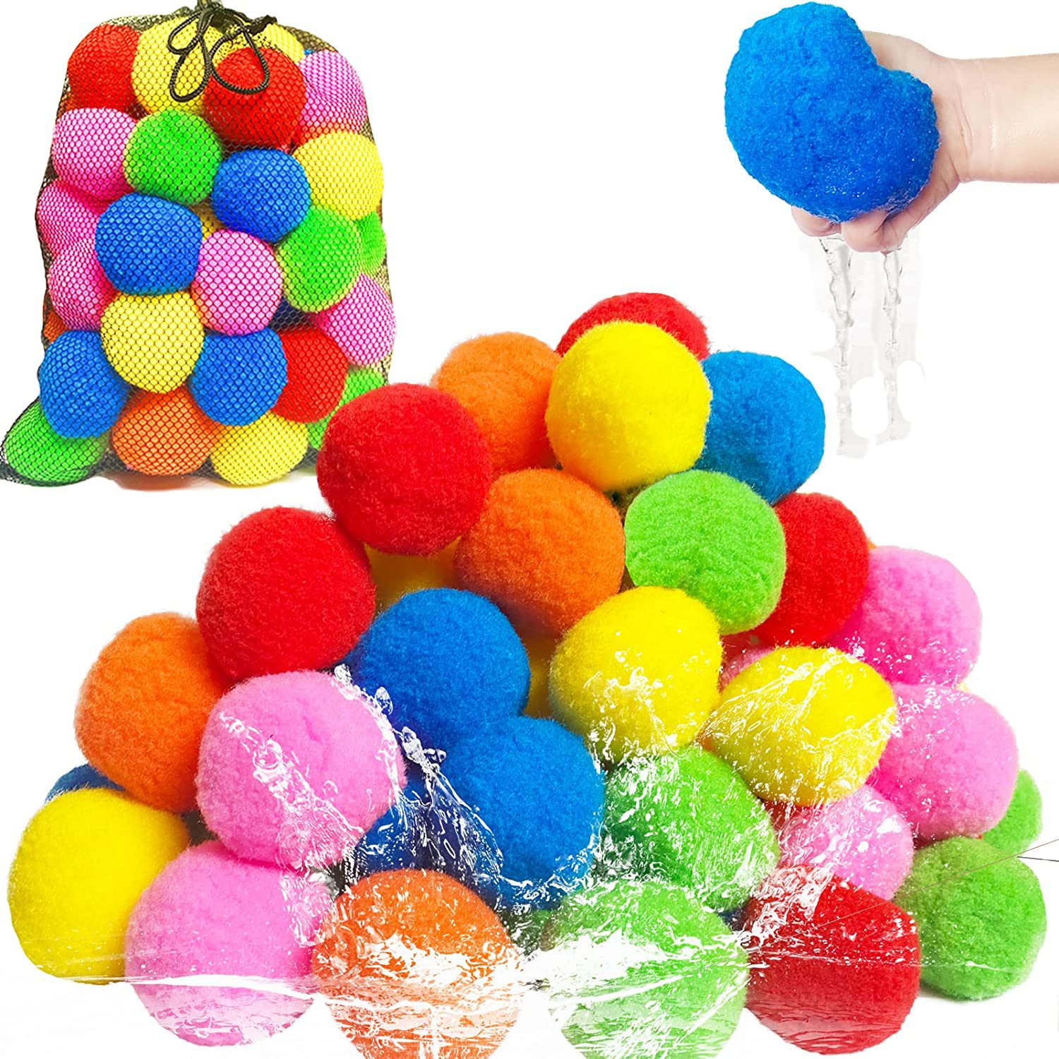 12/30/60Pcs Reusable Water Bal - огляд і ціна Kids Outdoor Water Play