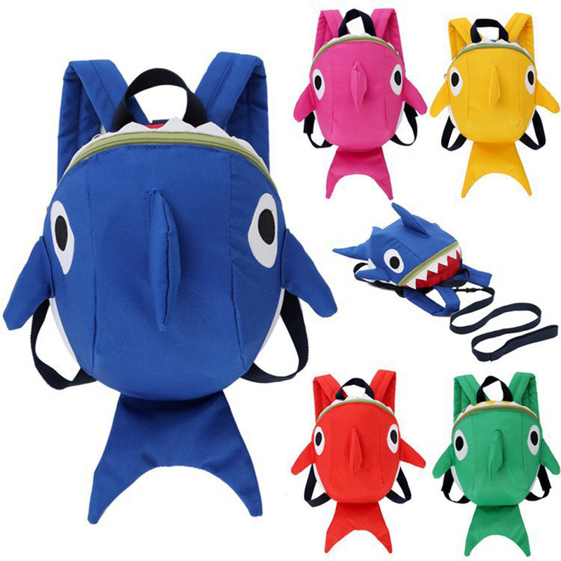 1Pcs Funny Cartoon Shark Backp - огляд і ціна Kids Outdoor Backpack