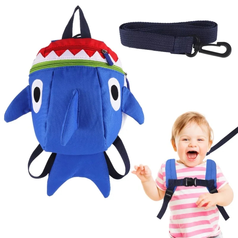 1Pcs Funny Cartoon Shark Backp - огляд і ціна Kids Outdoor Backpack